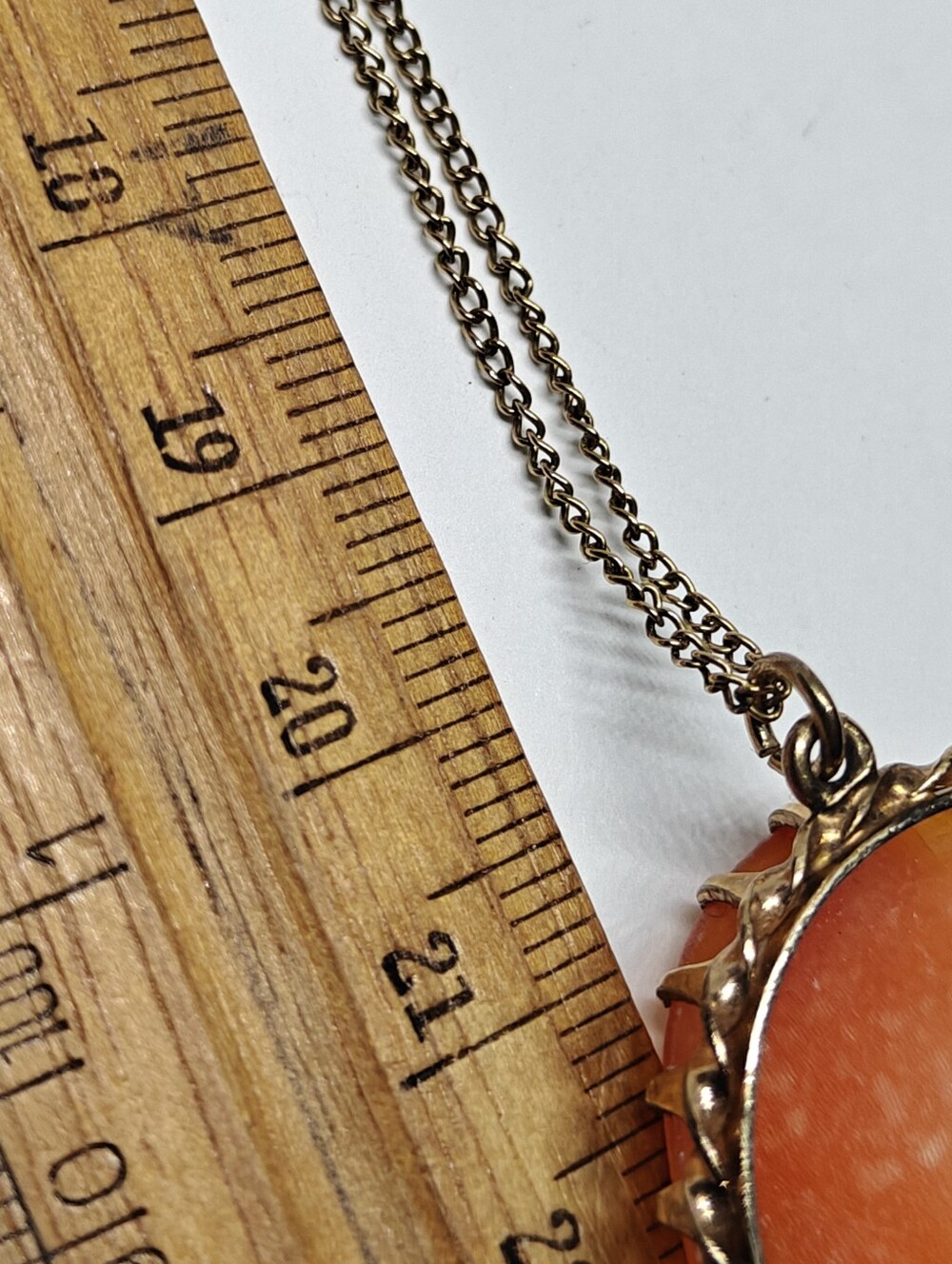 Vintage Antique Cameo Pendant Necklace - Picture 12 of 15